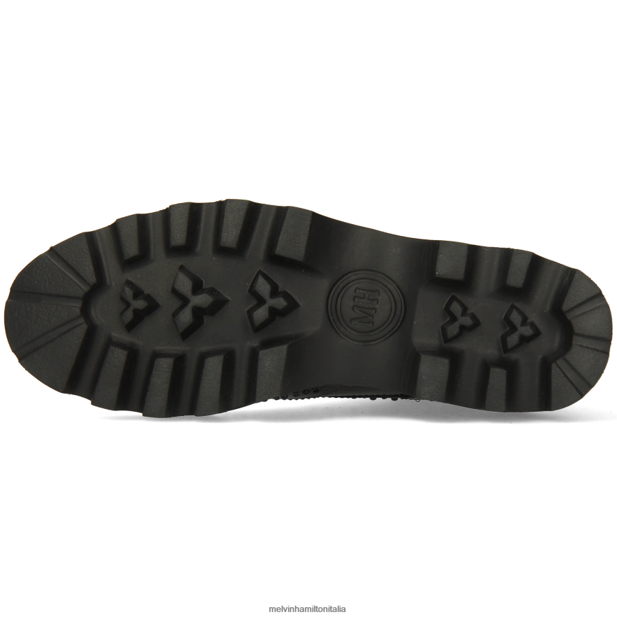 esso Melvin & Hamilton donne sortita 120 nero stivaletti L80P2P882