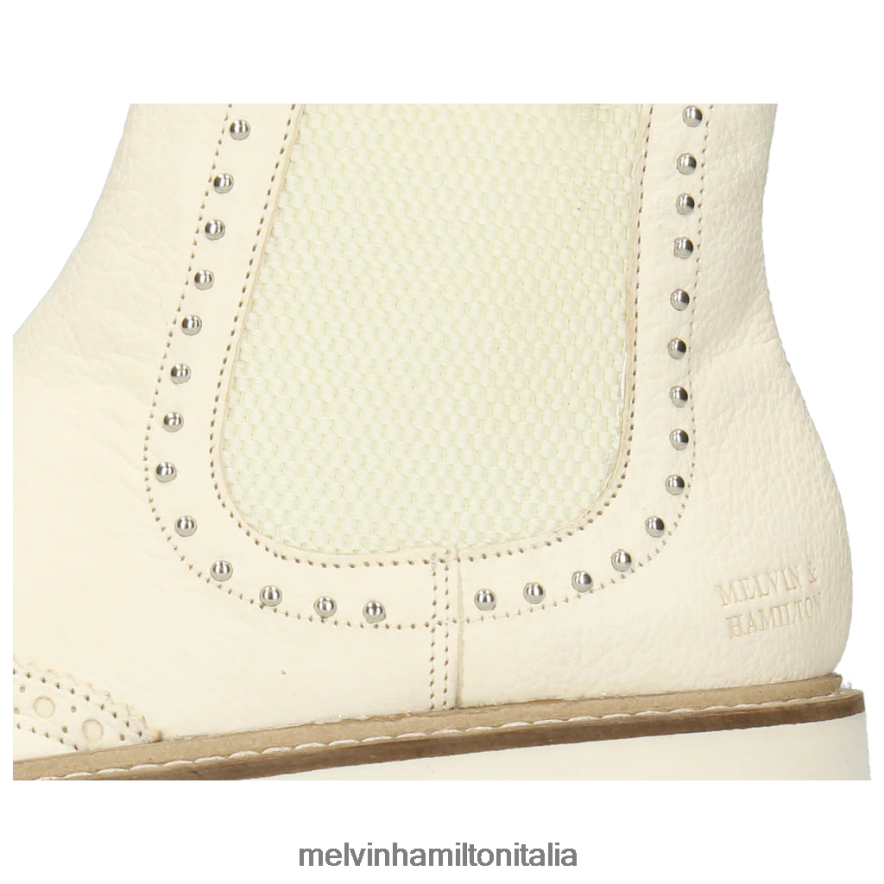 esso Melvin & Hamilton donne sortita 167 bianco stivaletti L80P2P1123
