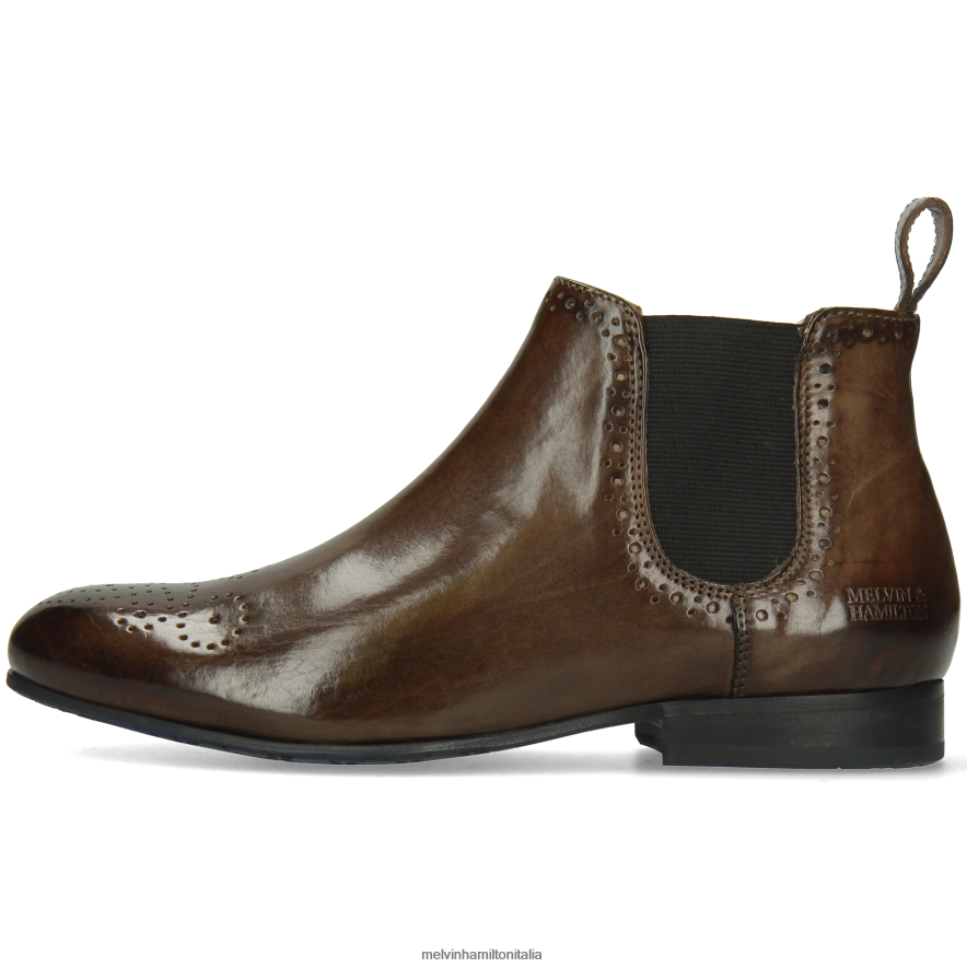 esso Melvin & Hamilton donne sortita 16 grigio stivaletti L80P2P798