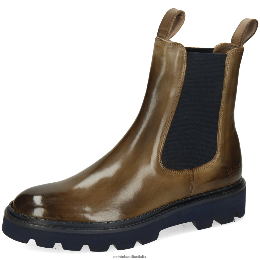 esso Melvin & Hamilton donne sortita 186 marrone stivaletti L80P2P815