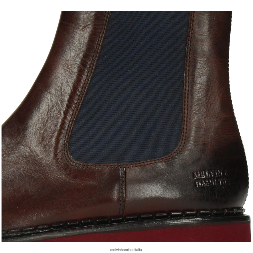 esso Melvin & Hamilton donne sortita 186 marrone stivaletti L80P2P860