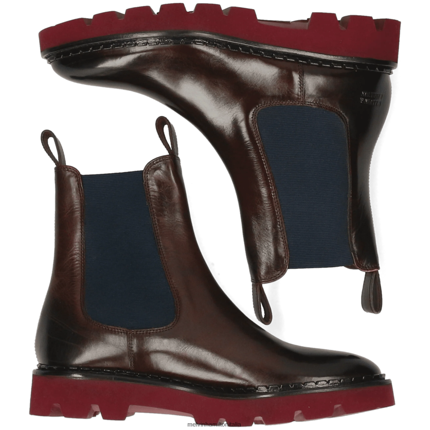 esso Melvin & Hamilton donne sortita 186 marrone stivaletti L80P2P860