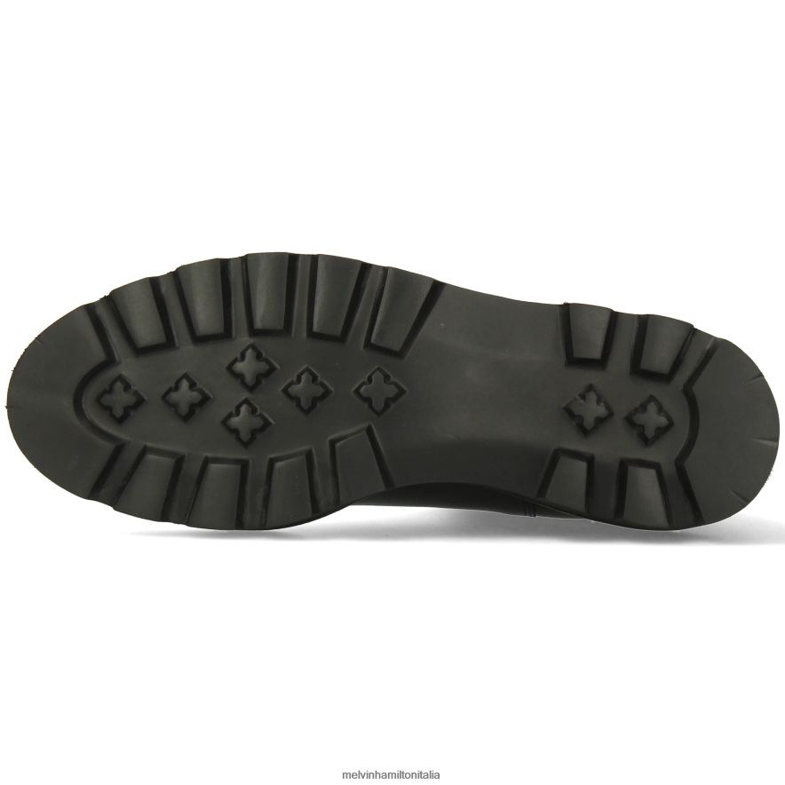 esso Melvin & Hamilton donne sortita 186 nero stivaletti L80P2P779