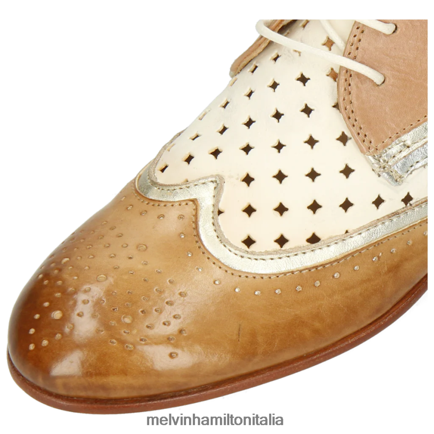 esso Melvin & Hamilton donne sortita 30 Marrone chiaro stivaletti L80P2P1134