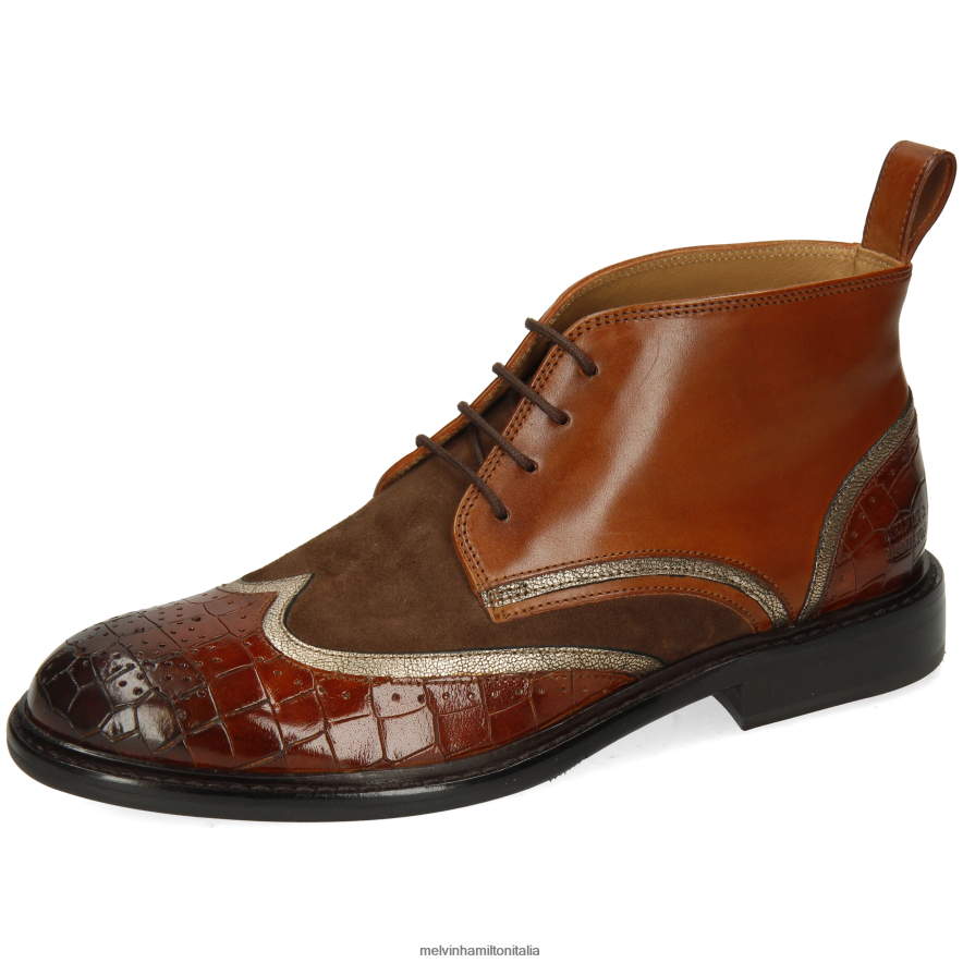 esso Melvin & Hamilton donne sortita 30 marrone stivaletti L80P2P982