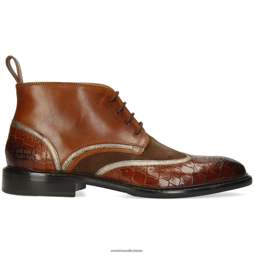 esso Melvin & Hamilton donne sortita 30 marrone stivaletti L80P2P982