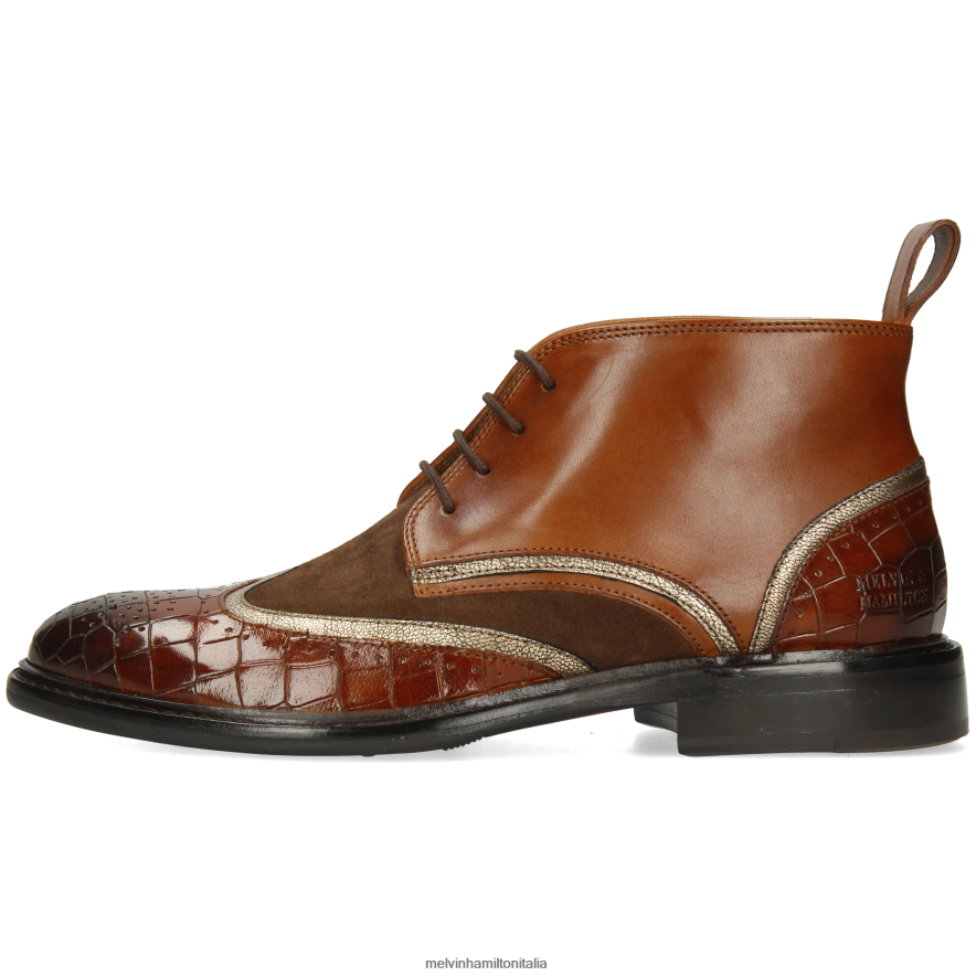 esso Melvin & Hamilton donne sortita 30 marrone stivaletti L80P2P982