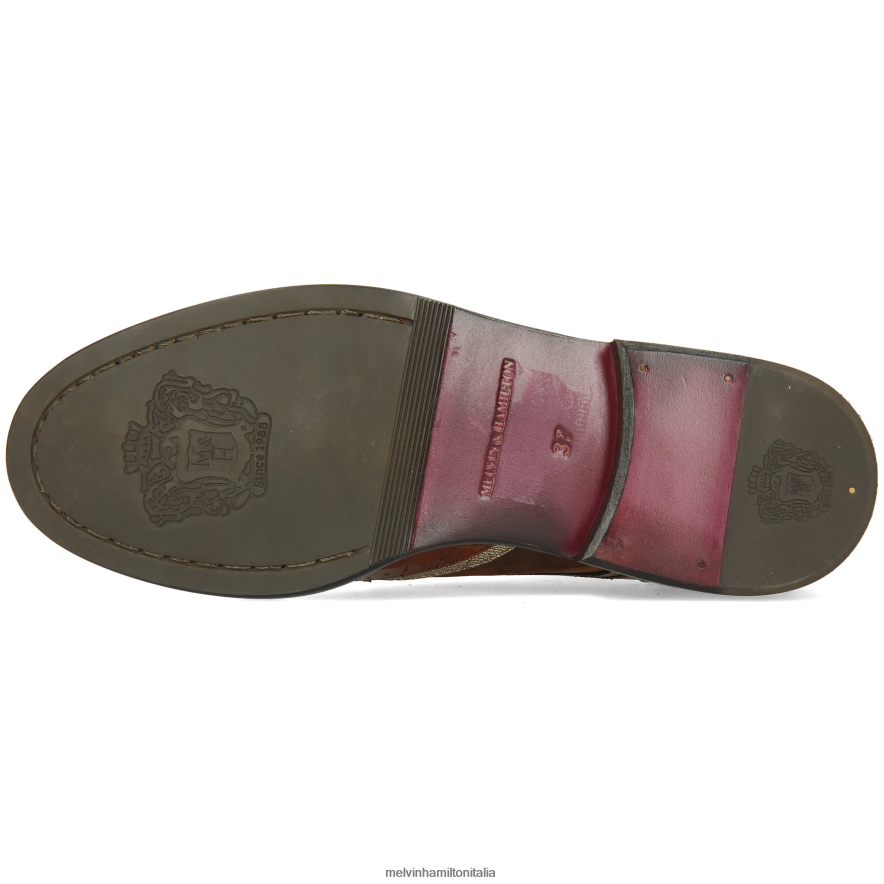 esso Melvin & Hamilton donne sortita 30 marrone stivaletti L80P2P982