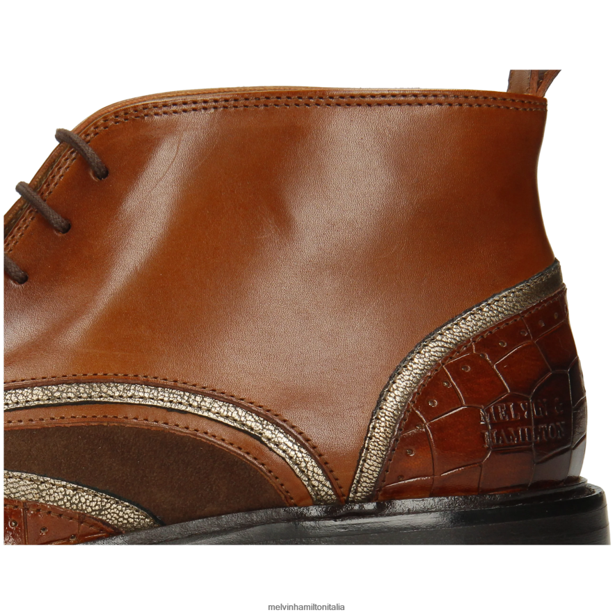 esso Melvin & Hamilton donne sortita 30 marrone stivaletti L80P2P982