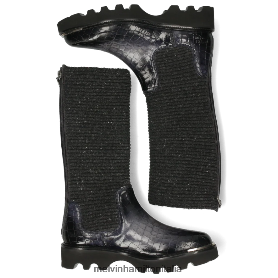 esso Melvin & Hamilton donne Elena 9 grigio stivali L80P2P1208