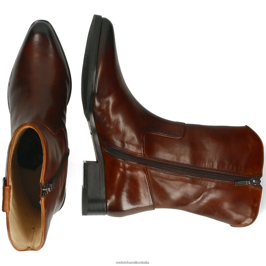 esso Melvin & Hamilton donne Marlin 31 marrone stivali DLT2BB1200