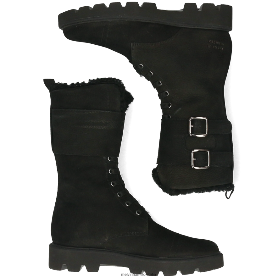 esso Melvin & Hamilton donne Selina 50 nero stivali L80P2P1184