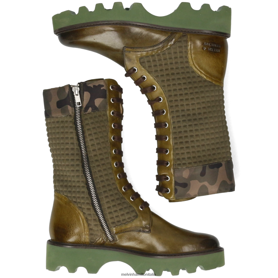 esso Melvin & Hamilton donne Selina 62 verde stivali L80P2P1205