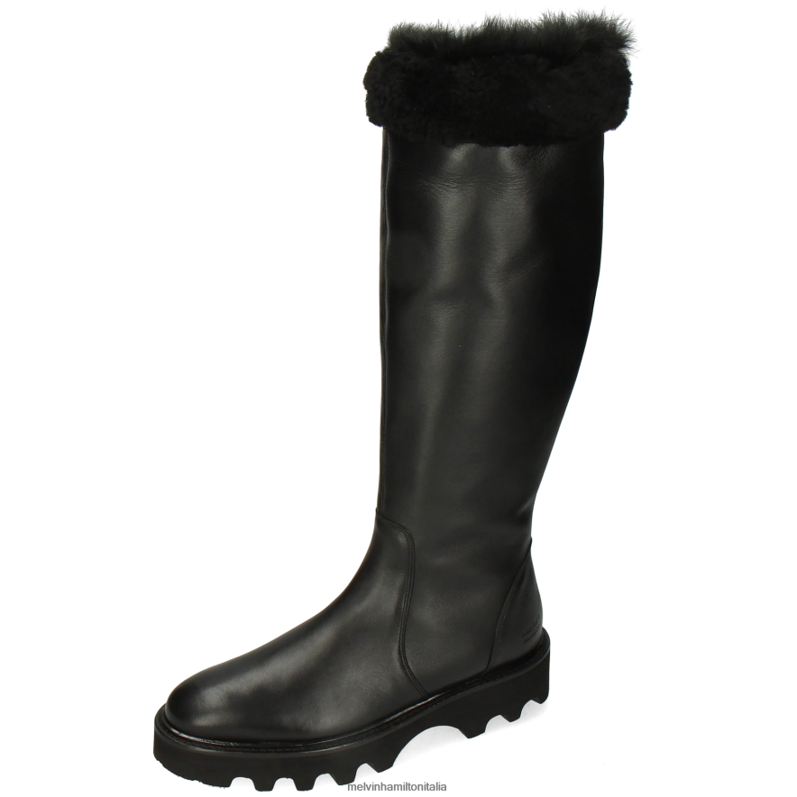 esso Melvin & Hamilton donne Susanna 118 nero stivali L80P2P1181