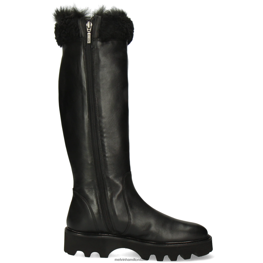 esso Melvin & Hamilton donne Susanna 118 nero stivali L80P2P1181