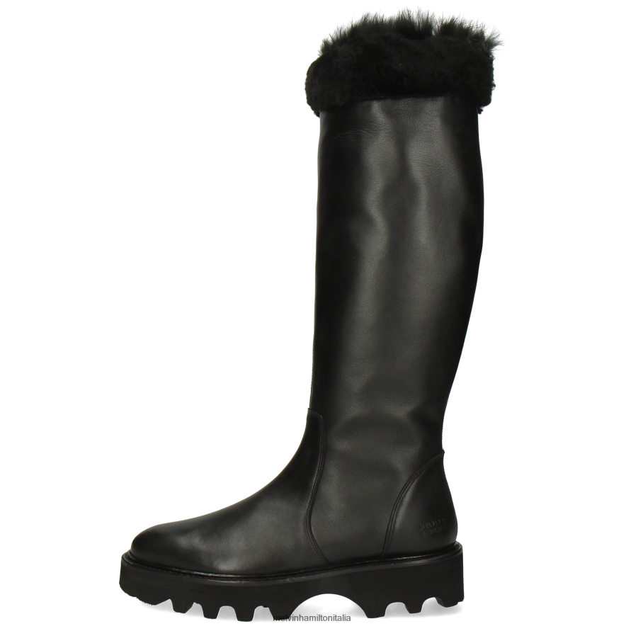 esso Melvin & Hamilton donne Susanna 118 nero stivali L80P2P1181