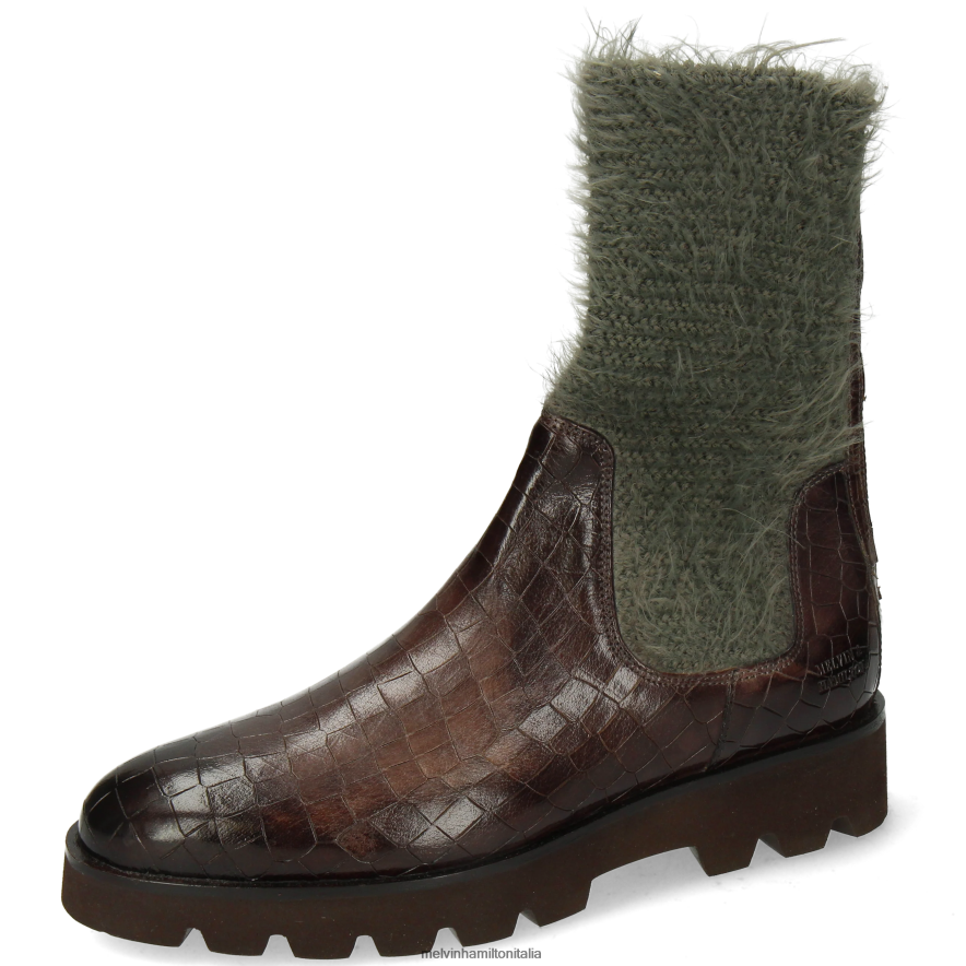 esso Melvin & Hamilton donne Susanna 69 cachi stivali L80P2P1235