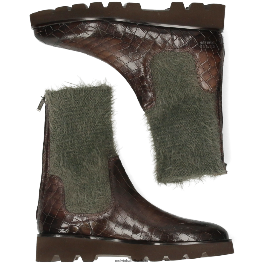 esso Melvin & Hamilton donne Susanna 69 cachi stivali L80P2P1235