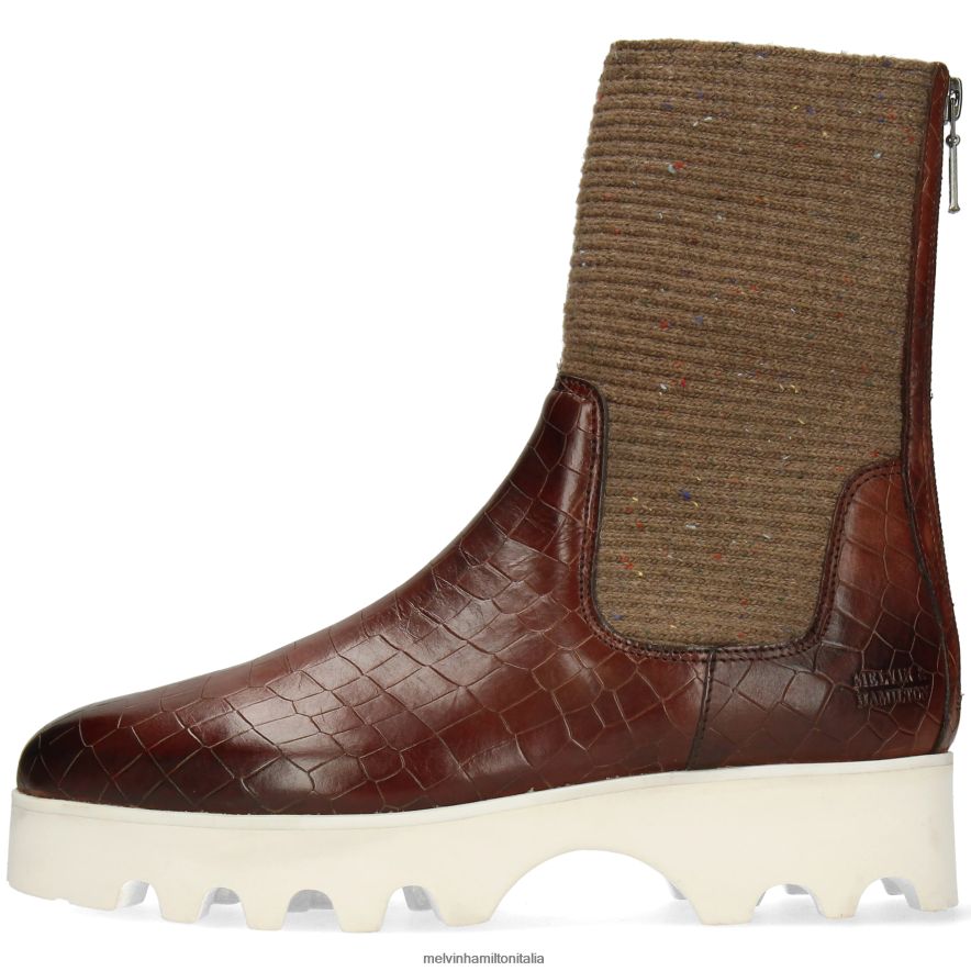 esso Melvin & Hamilton donne Susanna 69 marrone stivali L80P2P1251
