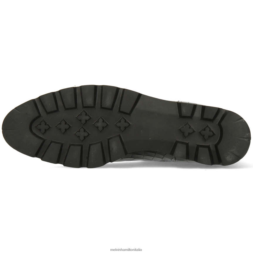 esso Melvin & Hamilton donne Susanna 69 nero stivali DLT2BB1221