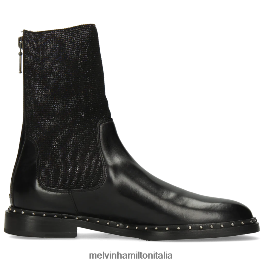 esso Melvin & Hamilton donne Susanna 69 nero stivali L80P2P1192
