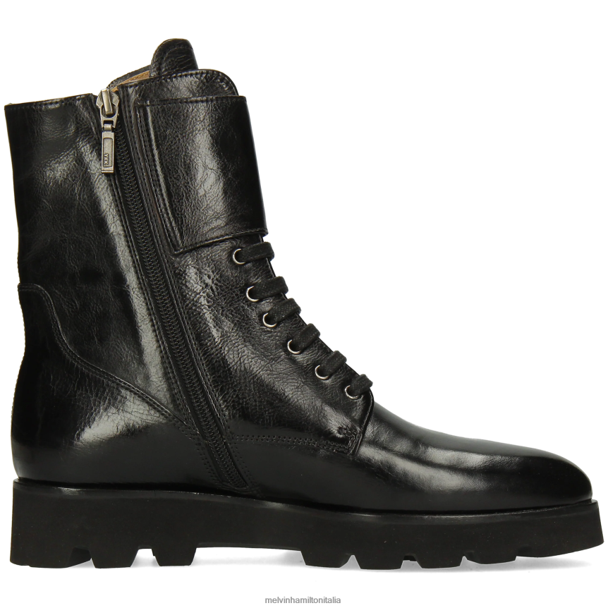 esso Melvin & Hamilton donne Susanna 90 nero stivali DLT2BB1229