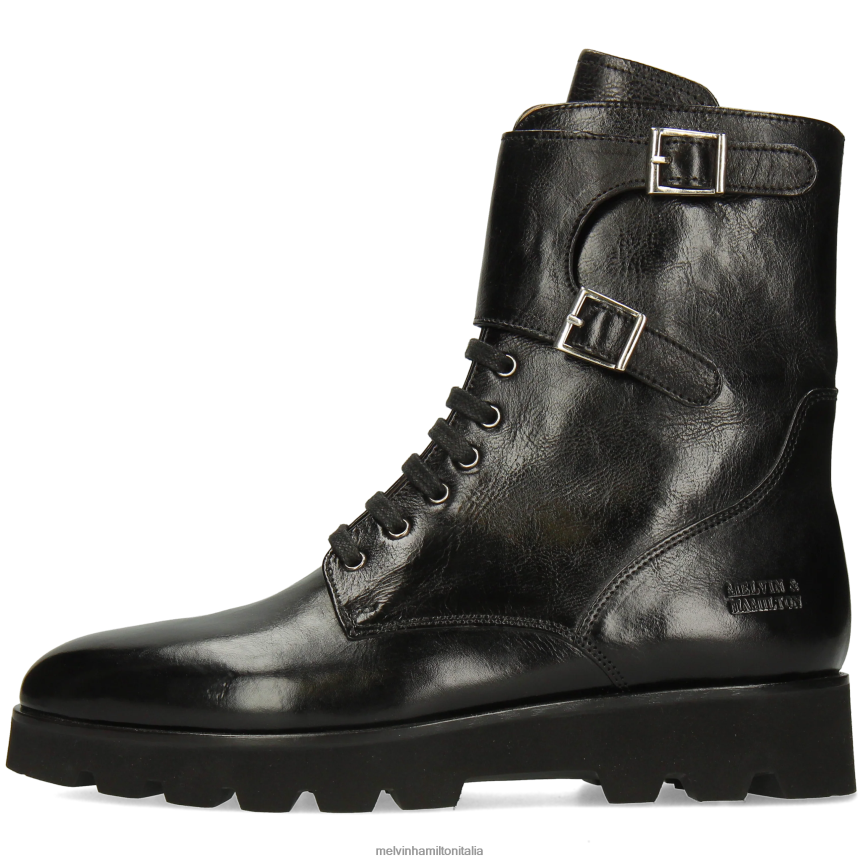 esso Melvin & Hamilton donne Susanna 90 nero stivali DLT2BB1229