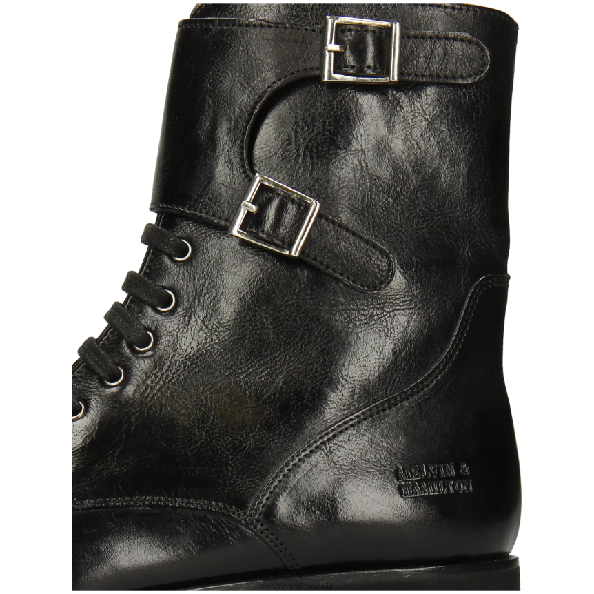 esso Melvin & Hamilton donne Susanna 90 nero stivali DLT2BB1229