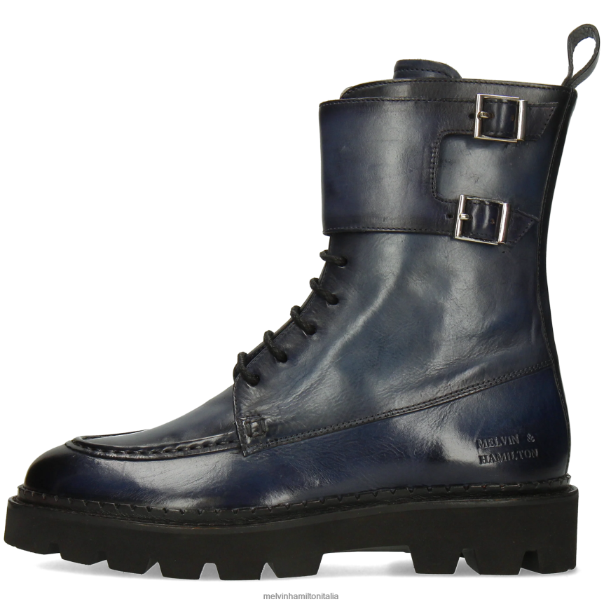 esso Melvin & Hamilton donne giada 37 blu stivali DLT2BB1147