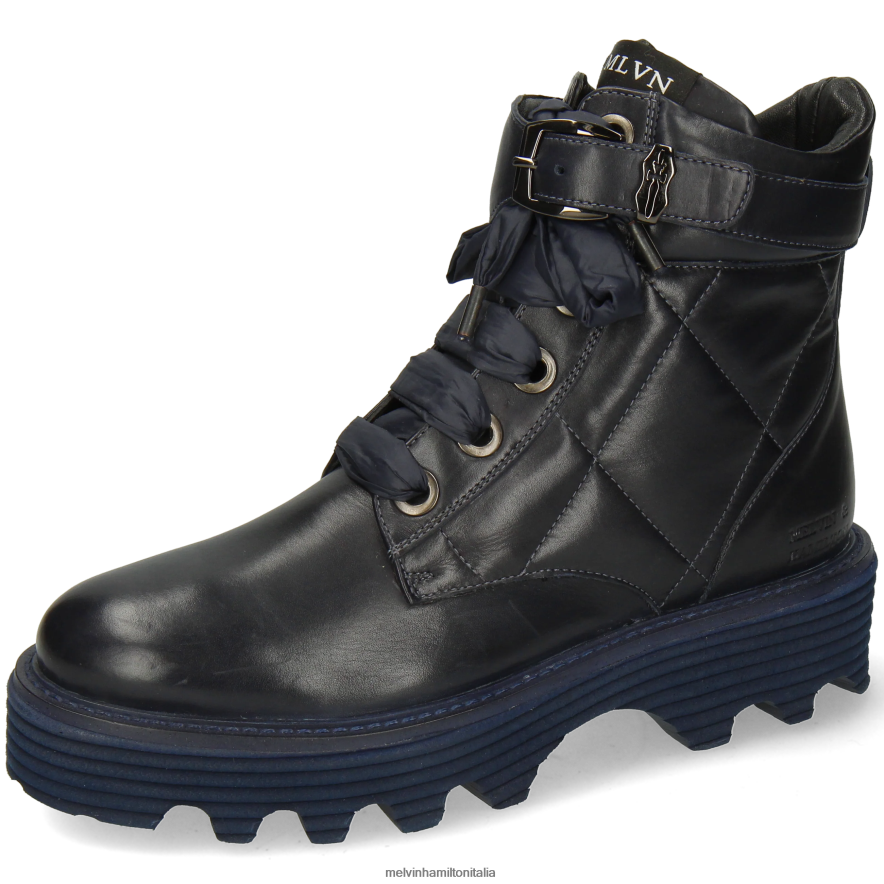 esso Melvin & Hamilton donne leonie 11 blu stivali L80P2P1253