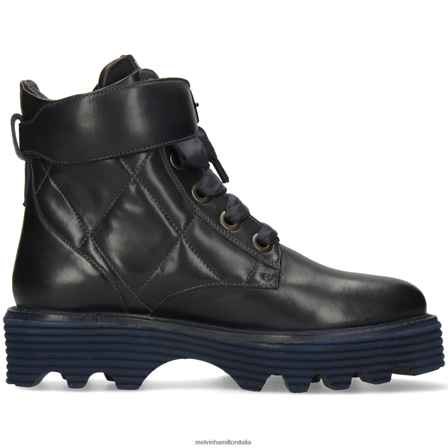 esso Melvin & Hamilton donne leonie 11 blu stivali L80P2P1253