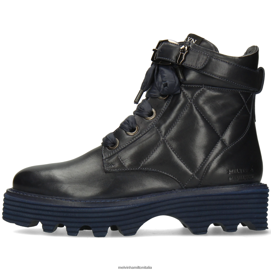 esso Melvin & Hamilton donne leonie 11 blu stivali L80P2P1253