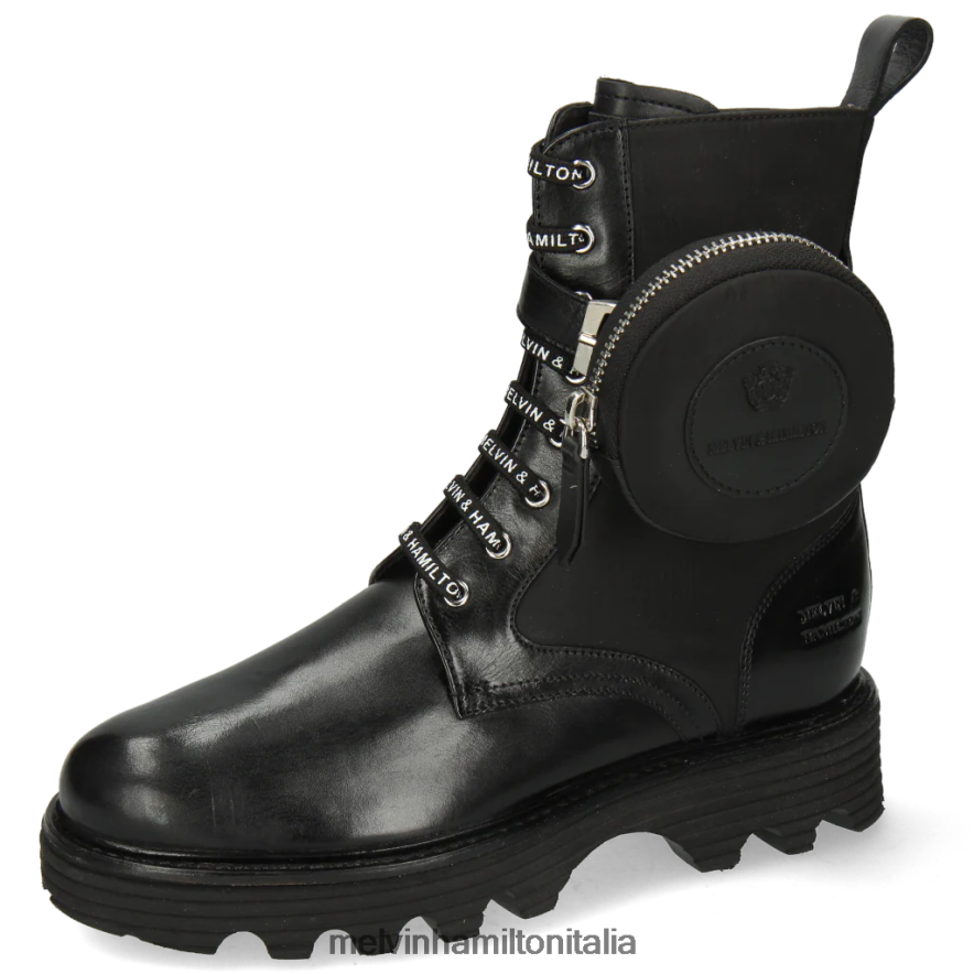 esso Melvin & Hamilton donne leonie 14 nero stivali L80P2P1245