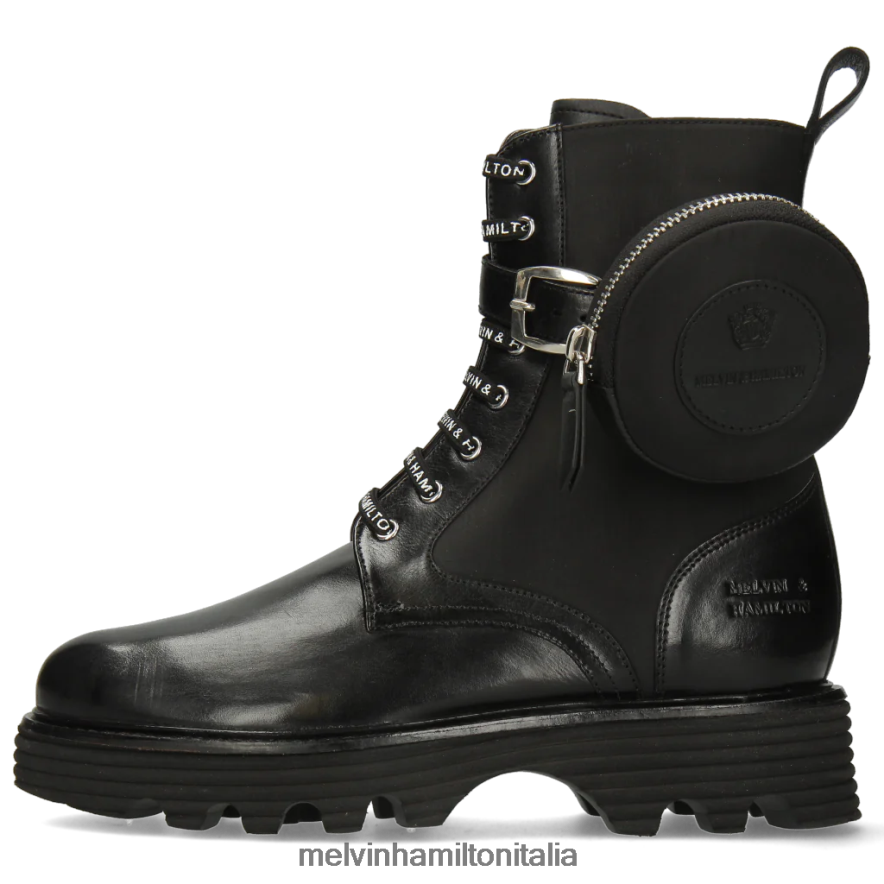 esso Melvin & Hamilton donne leonie 14 nero stivali L80P2P1245