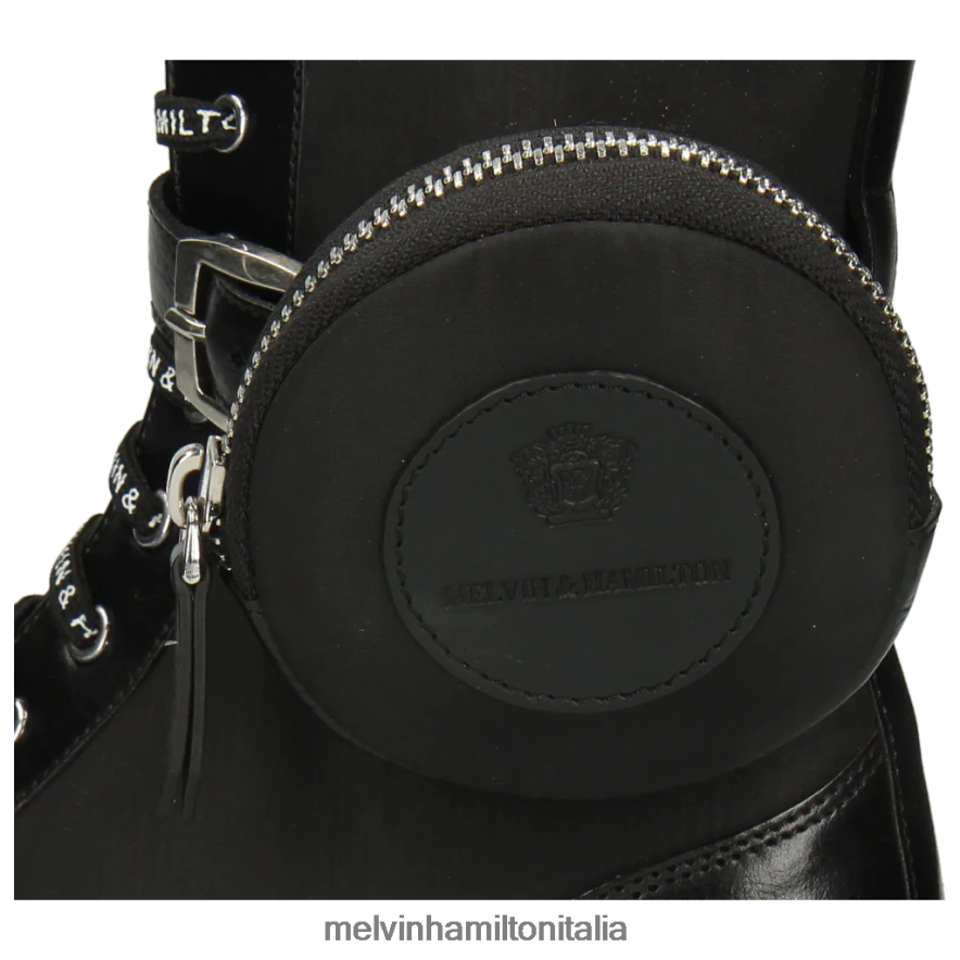 esso Melvin & Hamilton donne leonie 14 nero stivali L80P2P1245