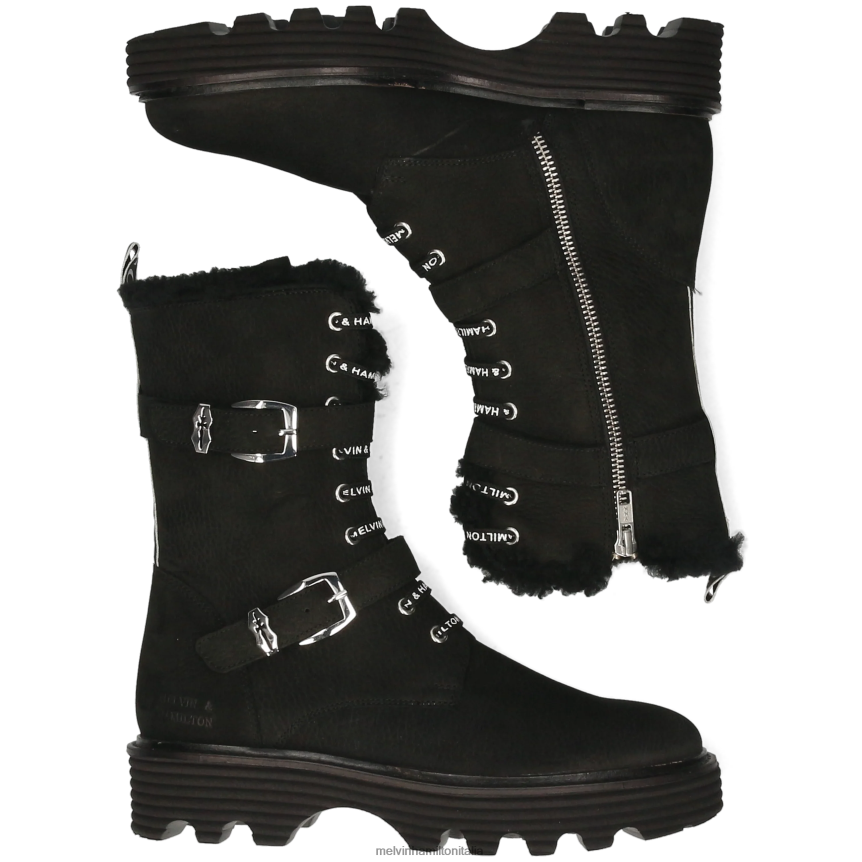 esso Melvin & Hamilton donne leonie 15 nero stivali DLT2BB1259