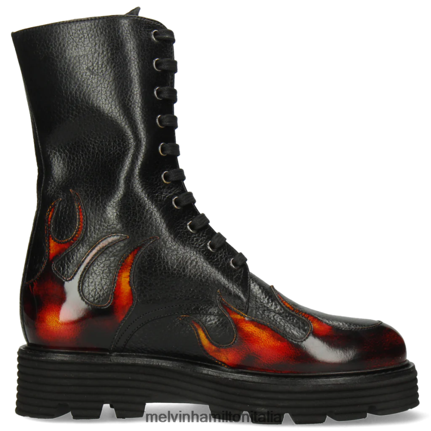 esso Melvin & Hamilton donne leonie 19 nero stivali L80P2P1150