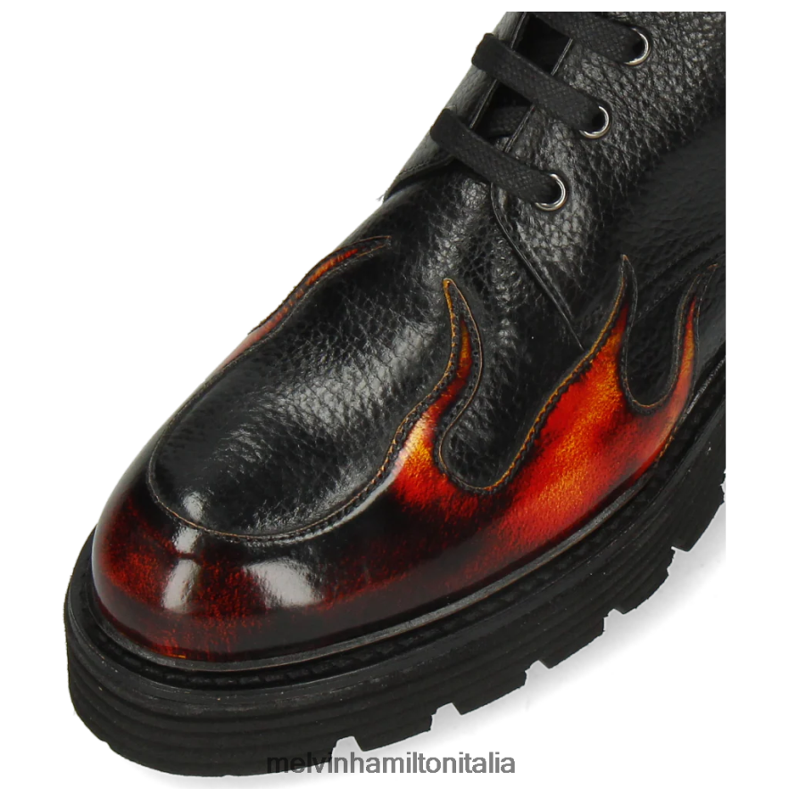 esso Melvin & Hamilton donne leonie 19 nero stivali L80P2P1150