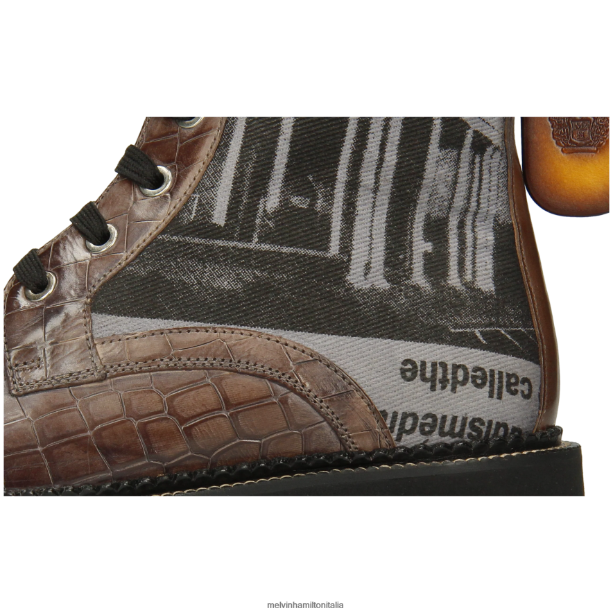 esso Melvin & Hamilton donne maria7 grigio stivali L80P2P1196