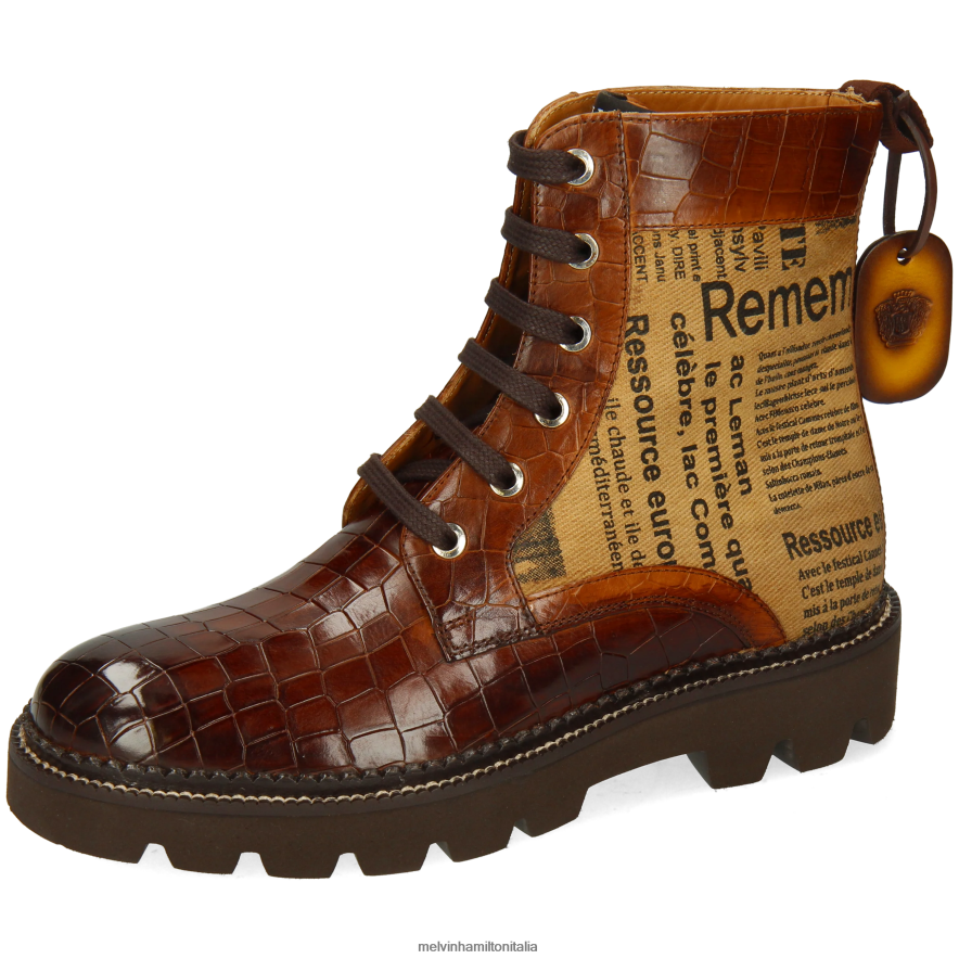 esso Melvin & Hamilton donne maria7 marrone stivali L80P2P1180