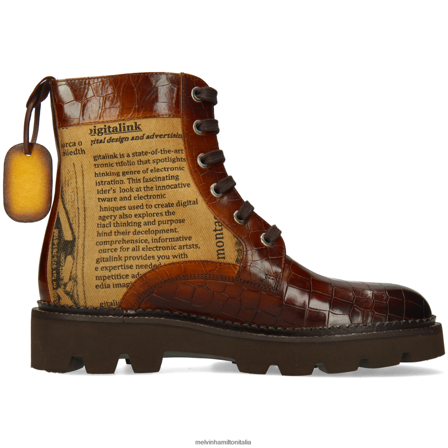 esso Melvin & Hamilton donne maria7 marrone stivali L80P2P1180