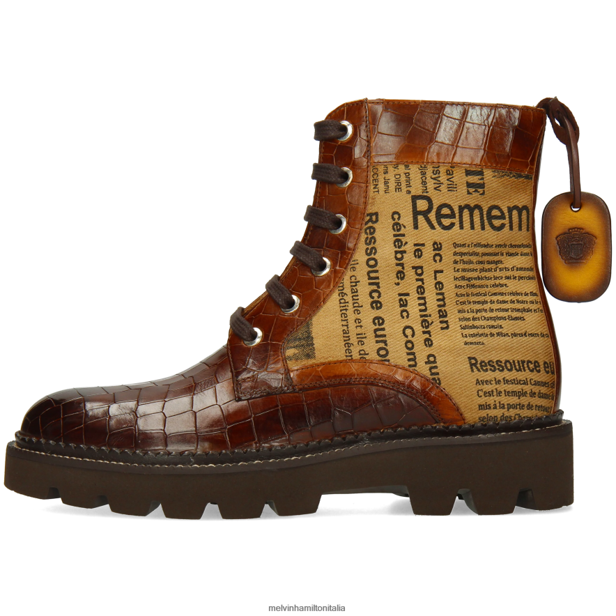 esso Melvin & Hamilton donne maria7 marrone stivali L80P2P1180