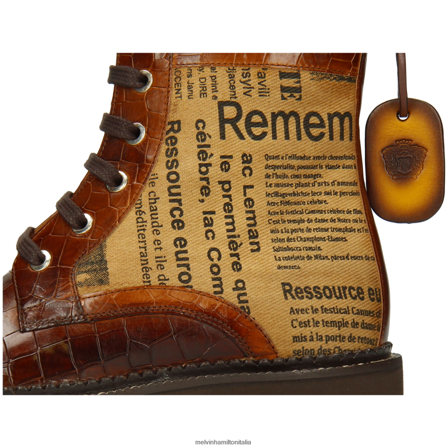 esso Melvin & Hamilton donne maria7 marrone stivali L80P2P1180