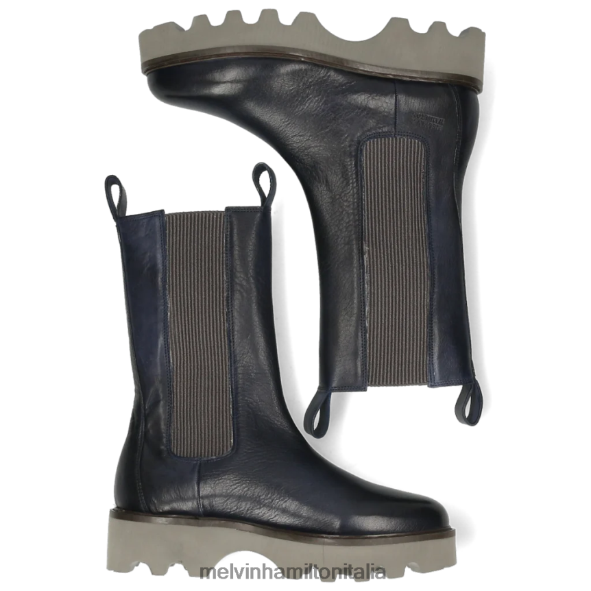 esso Melvin & Hamilton donne megan 14 blu stivali DLT2BB1249