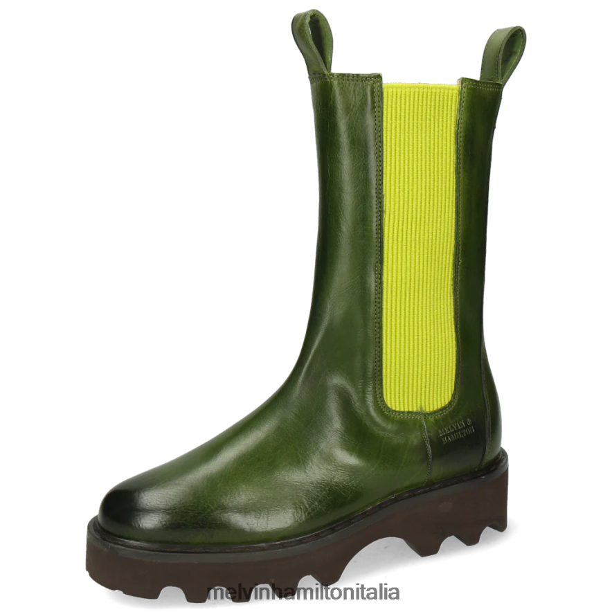 esso Melvin & Hamilton donne megan 14 verde stivali L80P2P1257