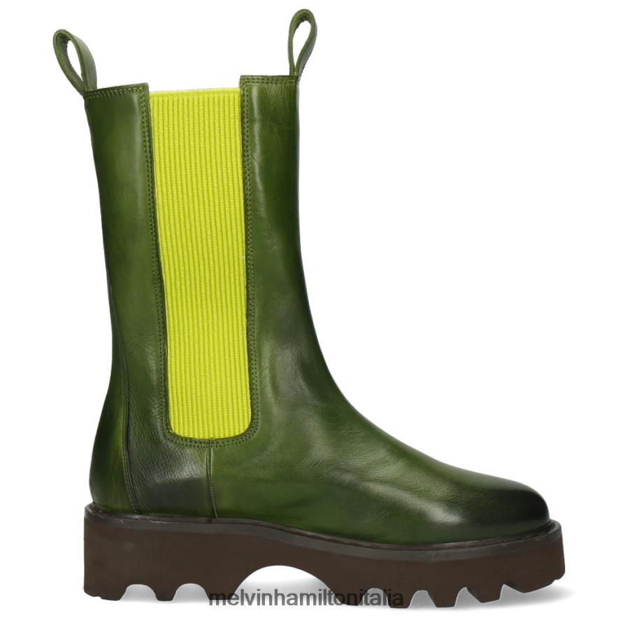 esso Melvin & Hamilton donne megan 14 verde stivali L80P2P1257