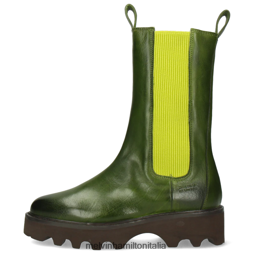 esso Melvin & Hamilton donne megan 14 verde stivali L80P2P1257