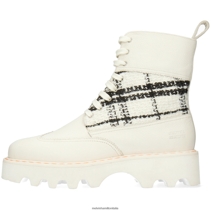 esso Melvin & Hamilton donne megan 38 bianco stivali L80P2P1214