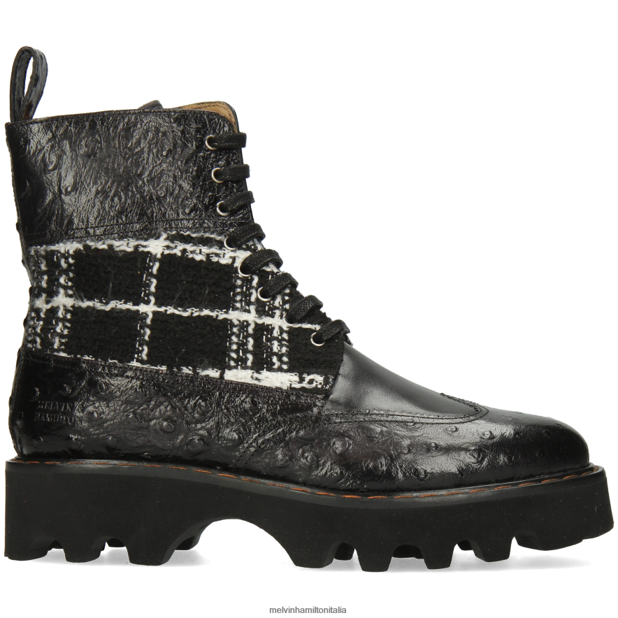 esso Melvin & Hamilton donne megan 38 nero stivali L80P2P1187