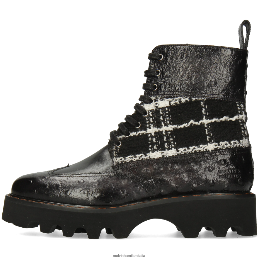 esso Melvin & Hamilton donne megan 38 nero stivali L80P2P1187